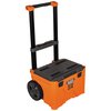 Klein Tools MODbox Rolling Tool Box, Impact-Resistant Polymers, Orange, 23 in W x 20 in D x 44 in H 54802MB